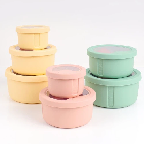 Silicone Baby Food Containers with Lids Silicone Baby Food Containers with Lids
