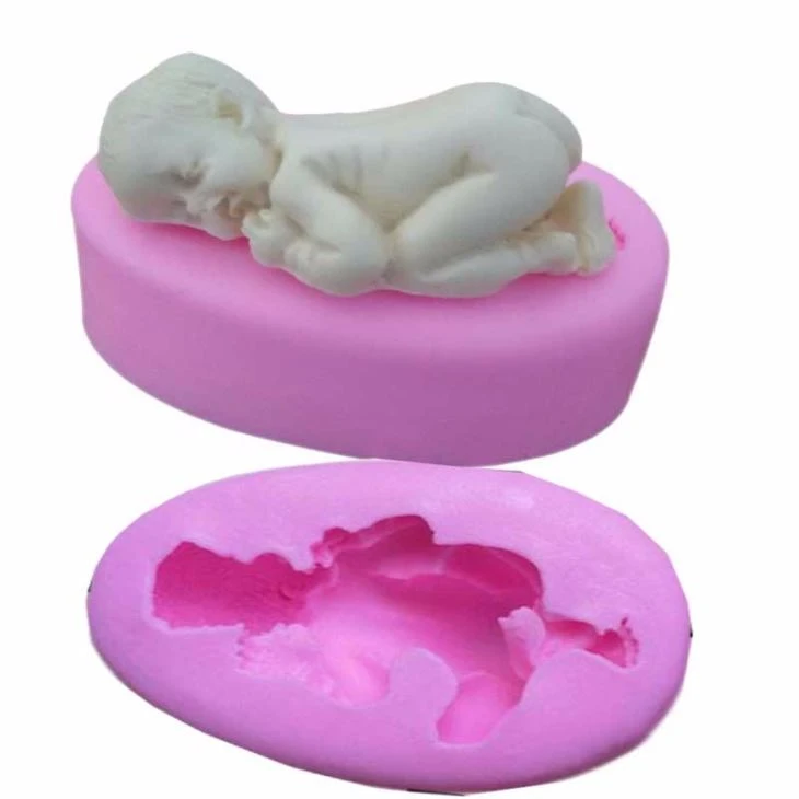 3D Silicone Baby Cake Molds Newest Design