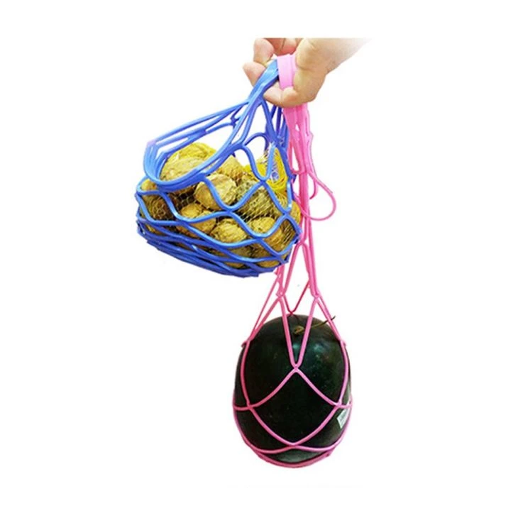 Flexible Silicone Net Mesh Bag Bottle Fruit Holder