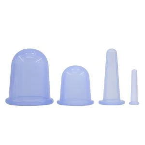 Silicone Facial Vacuum Massage Twous Cupping Terapi Set