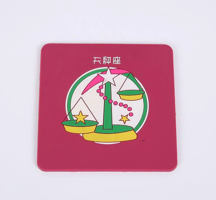 PVC Coaster Table Protector Silicone Cup Mat
