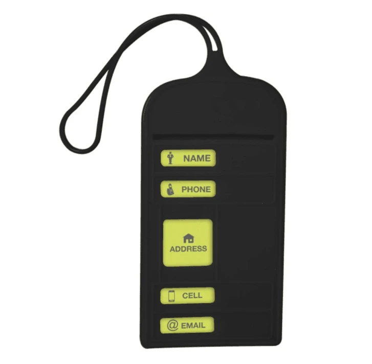 Soft Rubber Silisyòm Hotel Tag Travay Tag