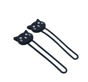 desen anime Silicone Bookmark Espiral Kab Pwoteksyon