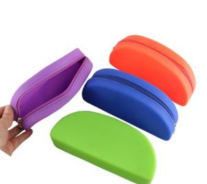 Koulè vif Silicone zip sak kreyativ Silicone pyès monnen valiz