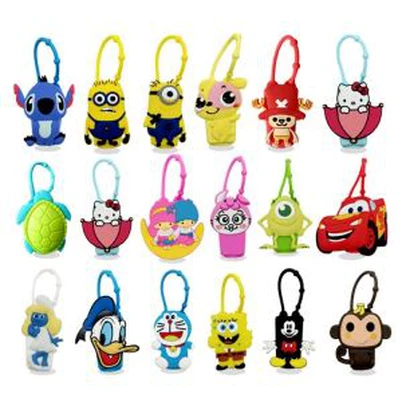 Cute Animal Silicone Hand Sanitizer Holder Silicone Sleeves