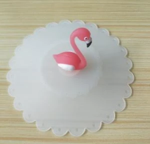 Flamingo Silicone Lids Kafe Dlo Kafe Cup Kouvri