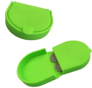 Silicone pyès monnen Depo bwat pyès monnen valiz