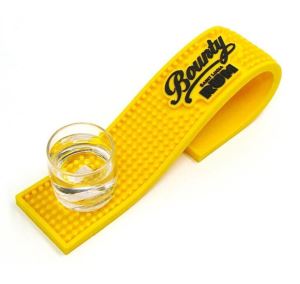Kare Pvc Bar Mat Bar Degoute koule mou PVC