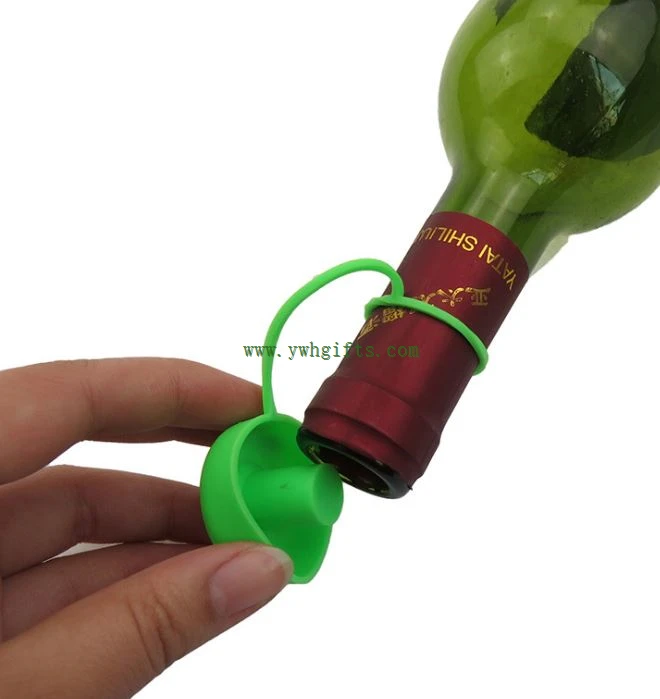 New Design Leak-proof Bottle Caps Silicone Rubber Wine Stopper
