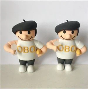 3D Soft Silicone Keychain Pvc kawotchou kle Holder