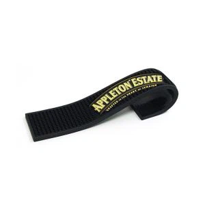 Relief Logo Pvc Rubber Bar Mat Bwè Rail Mat