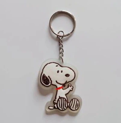 Semi-transparan 3D PVC Keychains kawotchou