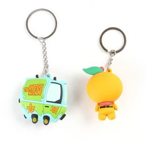 Soft PVC kawotchou Keychain Keyfob Machin Keychains 3D
