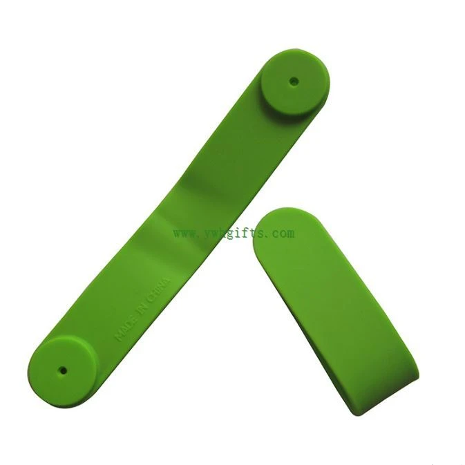 3D Logo Soft PVC Bookmark Silicone Cable Holder