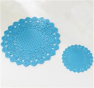 3D Round Hollow Coaster PVC coaster bwason Mats