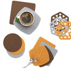 Double-sided Silicone Chalè Izolasyon Table Pad Pad Coaster Bwè Mat