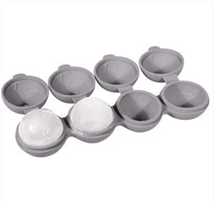 Inik 4 kavite glas plato baskètbòl silikon glas boul mwazi